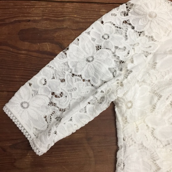 EUC Rabbit Rabbit Rabbit Designs Ivory Lace Dress - Picture 5 of 8